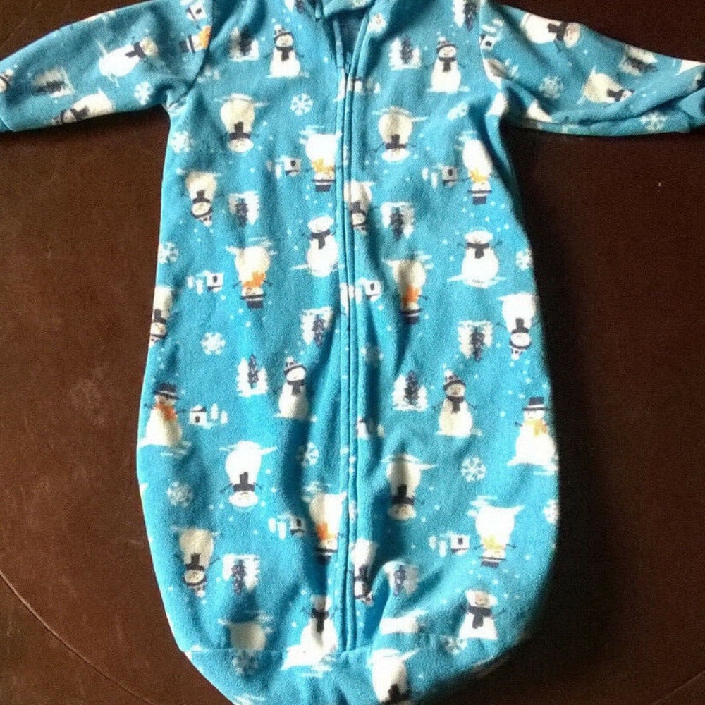 Carter’s Baby Swaddle Bunting Outfit Blanket sz 9M